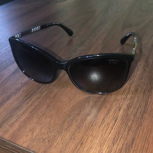 Black CHANEL Sunglasses